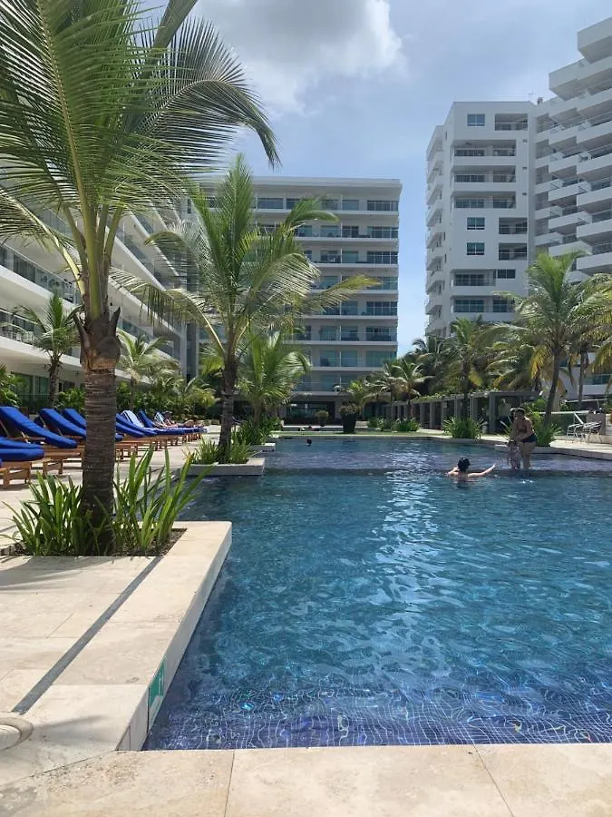 アパート Apartamento Confort Frente A La Playa En Cartagena!