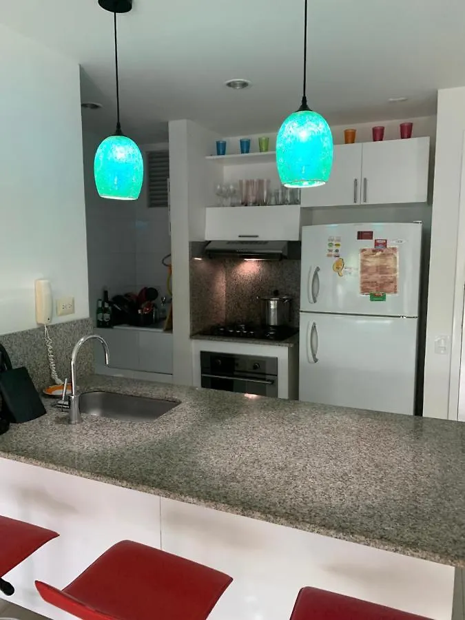 アパート Apartamento Confort Frente A La Playa En Cartagena!